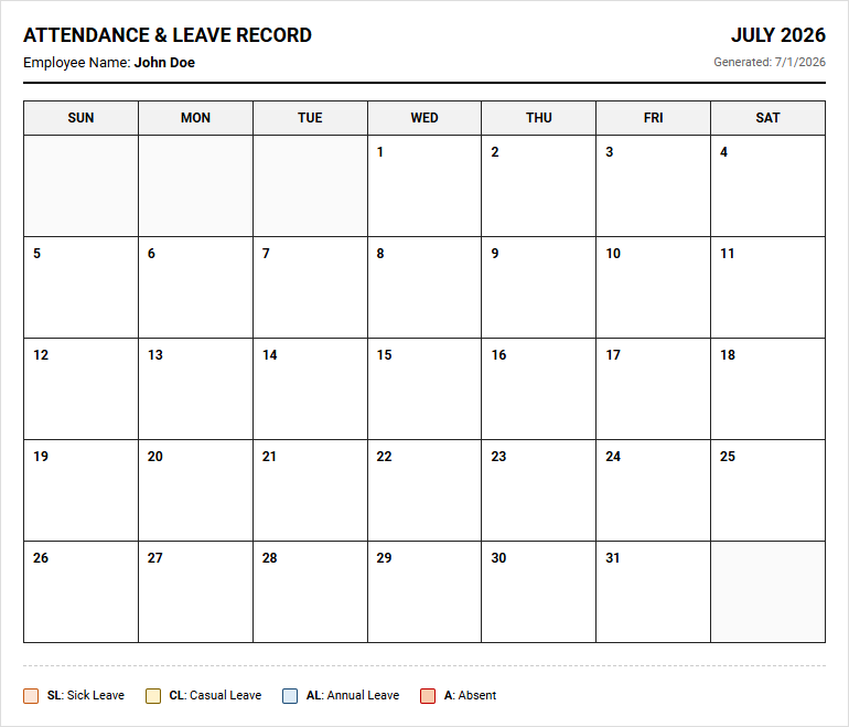 PrintableCalendar.co Image